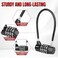 Lawnize Cable Locks with Letters Text Words CombinationSteel Cable Rope Wire Combination Lock with Resettable Code for Bikes Lockers File Cabinets Wardrobes Fencesgate Lock Pool Padlock