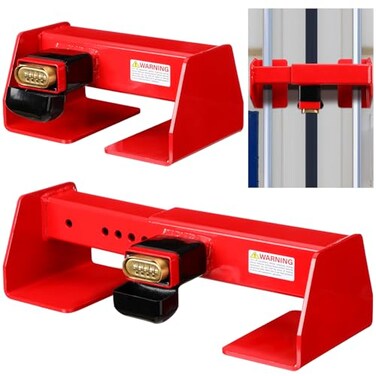 Leinuosen Shipping Container Lock Heavy Duty Equipment Door Lock Powder Cargo Coated Steel Semi Truck Accessories and Trailer Security