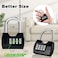 Locilot 4 Pack Combination Lock 4Digit Fashion Combo Lock Combination Padlock Waterproof Outdoor Gate Locks for Fence Locker Sheds Gym Shed Storage Unit Gate Hasps School