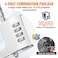 MeBantoo Cabinet Lock with Combination Adjustable UShaped Combination Cabinet Lock Latches for Gym Locker Closet Fences Luggage Double Doors Silver 1pc