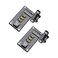 Mewutal 2pcs Luggage Combination Locks 3 Digit Combination Password Locks Black Toolbox Hasp with Combination Lock for Toolbox Luggage Wooden Box Black
