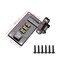 Mewutal 2pcs Luggage Combination Locks 3 Digit Combination Password Locks Black Toolbox Hasp with Combination Lock for Toolbox Luggage Wooden Box Black