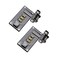 Mewutal 2pcs Luggage Combination Locks 3 Digit Combination Password Locks Black Toolbox Hasp with Combination Lock for Toolbox Luggage Wooden Box Black