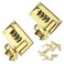 Mewutal 2PCS Luggage Suitcase Combination Lock 3 Digit Combination Password Lock Buckle for Toolbox Vanity Case with Screws Gold