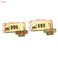 Mewutal 2PCS Luggage Suitcase Combination Lock 3 Digit Combination Password Lock Buckle for Toolbox Vanity Case with Screws Gold