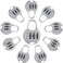 Moxweyeni 10 Pcs Digit Combinations Padlock Safe Cipher Lock Mini Combination Resettable Number for Suitcases Luggage Briefcases Computer BagsCute StyleWhite