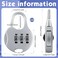 Moxweyeni 10 Pcs Digit Combinations Padlock Safe Cipher Lock Mini Combination Resettable Number for Suitcases Luggage Briefcases Computer BagsCute StyleWhite