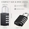 Moxweyeni 30 Pcs 4 Digit Combination Lock Small Combo Luggage Number Locks Outdoor Waterproof Padlock for Traveling Toolbox Gym Door Locker Suitcases Employee Hasp Storage