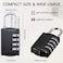 Moxweyeni 30 Pcs 4 Digit Combination Lock Small Combo Luggage Number Locks Outdoor Waterproof Padlock for Traveling Toolbox Gym Door Locker Suitcases Employee Hasp Storage