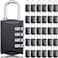 Moxweyeni 30 Pcs 4 Digit Combination Lock Small Combo Luggage Number Locks Outdoor Waterproof Padlock for Traveling Toolbox Gym Door Locker Suitcases Employee Hasp Storage