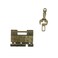 MY MIRONEY Antique Bronze Combination LockMini Retro Padlock with Unique Design for Mini Cabinets Jewelry Boxes Gift Boxes Perfect for Home Decor Security Sika Deer