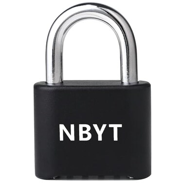 NBYT Secure Your Belongings with Combination Padlocks Gym Padlocks with Code Outdoor Combination Padlock Number Padlock for Locker Shed or Anywhere Else You Need It