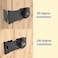 RETRIN 3Digit Combination Lock Black Keyless Zinc Alloy Cabinet Door Latch Easy DIY Installation Wide Range of Uses
