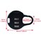 SDTC Tech 5 PCS Combination Luggage Lock Password Security Padlock Zinc Alloy Black Small Safe Combination Padlocks for Luggage Briefcases Suitcases Backpacks Computer Bags Locker Tool Cabinet