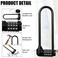 Shimeyao 4 Pieces 6 Inch Long Shackle Combination Lock 4 Digit Outdoor Waterproof Padlock with Resettable Code for School Gym Locker Sports Locker Fence Gate Toolbox Case Storage Black