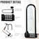 Shimeyao 4 Pieces 6 Inch Long Shackle Combination Lock 4 Digit Outdoor Waterproof Padlock with Resettable Code for School Gym Locker Sports Locker Fence Gate Toolbox Case Storage Black