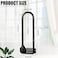 Shimeyao 4 Pieces 6 Inch Long Shackle Combination Lock 4 Digit Outdoor Waterproof Padlock with Resettable Code for School Gym Locker Sports Locker Fence Gate Toolbox Case Storage Black