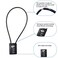 SISAV 3 Digit Cable Combination Lock 16 inches Cable for School Gym LockerFiling CabinetsHelmetToolboxLuggage SuitcaseknapsackBlack 2Pack