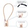 SISAV 3 Digit Cable Combination Lock 20 inches Cable for School Gym LockerFiling CabinetsHelmetToolboxLuggage SuitcaseknapsackGold 2Pack
