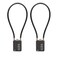 SISAV 30CM12in Long Cable Locks Cable 4Digit Combination Lock Resettable Combination Security Cable Lock Luggage Suitcase Gun Helmet Gun Black 2Pack