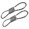 SISAV Safety Lock 4 Digit Cable Combination Locks 157 inches for School Gym LockerHelmetFiling CabinetsToolboxLuggage SuitcaseKnapsackGun Black 2Pack