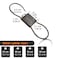 SISAV Safety Lock 4 Digit Cable Combination Locks 157 inches for School Gym LockerHelmetFiling CabinetsToolboxLuggage SuitcaseKnapsackGun Black 2Pack