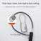 Tcyoatoa Cable Locks with Combination 2335 Inches Braided Steel Locking Cable with Resettable Code for Outdoor Fence Gate Bikes Lockers Wardrobes GunGrey