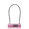 UP Security Cable Combo Lock 4 Digit Combination Padlocks for Outdoor Fence Gate Travel Suitcase Thin Cable U Lock with Code for Cabinet Scooter Locker 11830cm Cable Pink