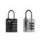 UP Security Suitcase Locks TSA Approved Combination Lock for Locker Combo Padlock for Gym Locker Small Combination Padlocks for Outdoor Use Suitcase Gun Case Ammo Can Bag Zipper BlackWhite