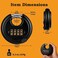 WULALACK 70mm Weatherproof Combination Lock Disc Padlock Combination with 4 DigitOutdoor Pad Lock for Garage Outdoor Fence Shed Storage Unit Trailer12 Pack