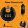 WULALACK 70mm Weatherproof Combination Lock Disc Padlock Combination with 4 DigitOutdoor Pad Lock for Garage Outdoor Fence Shed Storage Unit Trailer12 Pack