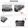 YAODHAOD Combination Cable Lock Retractable Steel Cable Luggage Lock with 39inch Retractable Steel Cable 3 Digit Combination Lock Travel Bike Helmet Snowboard LockBlack