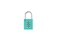 Zarker XB35 8Digit Push Button Combination Padlock 4 Digit Locking Mechanism Emerald 1Pack