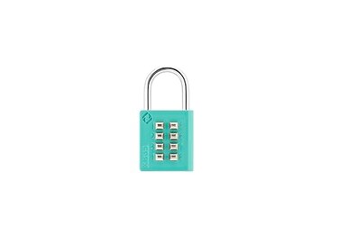 Zarker XB35 8Digit Push Button Combination Padlock 4 Digit Locking Mechanism Emerald 1Pack