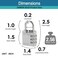 Zarker XD35 Combination Lock 3Digit Padlock for School Gym Sports LockerLock Fence Toolbox Case Hasp Storage 2Pack Gray
