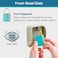 Zarker XD40 Combination Lock 4 Digit Padlock for School Gym Sports Locker Fence Toolbox Case Hasp Storage 1Pack Emerald