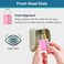 Zarker XD40 Combination Lock 4Digit Padlock for School Gym Sports LockerLock Fence Toolbox Case Hasp Storage 2Pack Pink Emerald