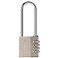 Zarker X50L 4 Digit Heavy Duty Long Shackle Combination Lock 1Pack