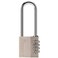 Zarker X50L 4 Digit Heavy Duty Long Shackle Combination Lock 1Pack