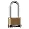 CINCINNO 4 Digit Combination Lock Heavy Duty Combo Padlock with Long Shackle for Outdoor UseSheds Locker Storage Unit Gym and Gate
