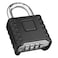 Diyife Heavy Duty Combination Padlock Large Outdoor Padlock OneTouch Unlocking High Security Weatherproof Design of Hidden Password Suitable for Locker Home School Garage Gate Garden