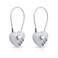 YAODHAOD 2 Pack Combination Lock 3 Digit Heart Shaped Padlock for School Gym Locker TSA Approved Cable Luggage Locks Sports Locker Lock LuggageFenceBackpackValentine Gift Gray