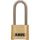 ABUS 18050 Solid Brass Combination Padlock Long Stainless Steel Shackle 212
