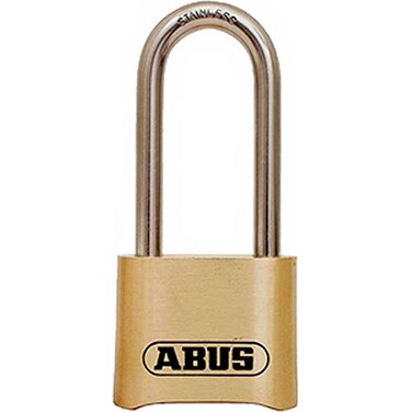 ABUS 18050 Solid Brass Combination Padlock Long Stainless Steel Shackle 212