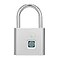 QEBIDUM Fingerprint Padlock USB Charging Waterproof Mini Smart Security Lock with No App No Key No Trouble Friendly for Kids and Elderly