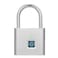 QEBIDUM Fingerprint Padlock USB Charging Waterproof Mini Smart Security Lock with No App No Key No Trouble Friendly for Kids and Elderly