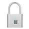 QEBIDUM Fingerprint Padlock USB Charging Waterproof Mini Smart Security Lock with No App No Key No Trouble Friendly for Kids and Elderly