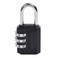 RESET 071 Mini Combination Lock Small 3 Digit Padlock for Gym Locker Travel Luggage Lock Resettable No Key Lock for Backpack Zipper Suitcase Black 1 Pack