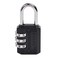 RESET 071 Mini Combination Lock Small 3 Digit Padlock for Gym Locker Travel Luggage Lock Resettable No Key Lock for Backpack Zipper Suitcase Black 1 Pack