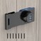 MeBantoo Household Cabinet Password Hasp Locks Cabinet Locks with Combination Door Security Slide Latch for Small Barn Doors Bathroom Outdoor Garden Black